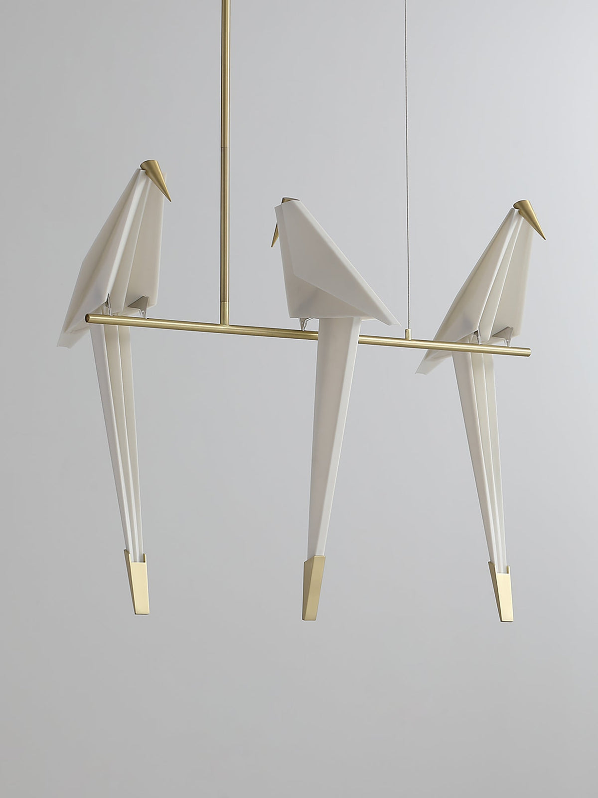 Paper Crane Bird LED Chandelier