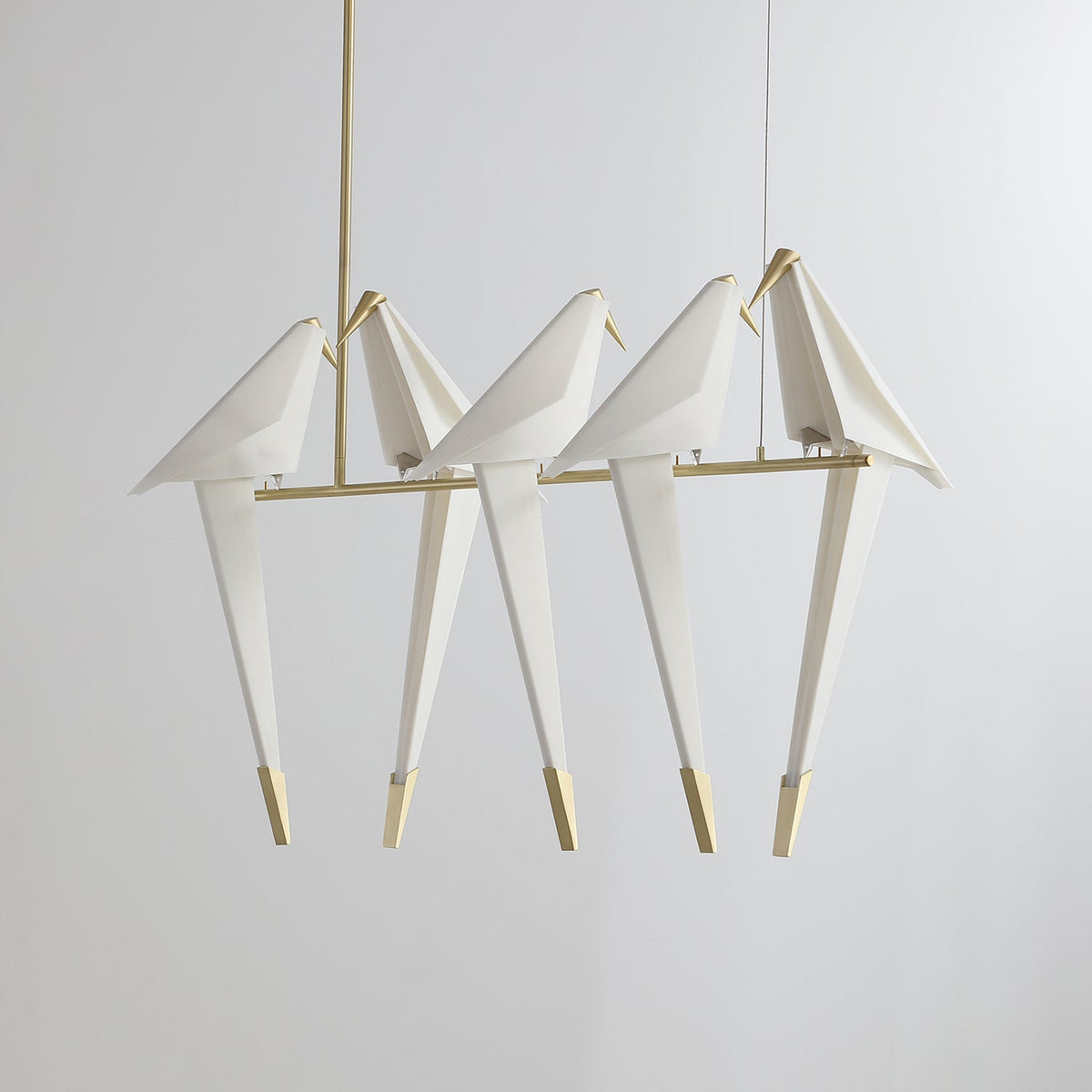 Paper Crane Bird LED Chandelier