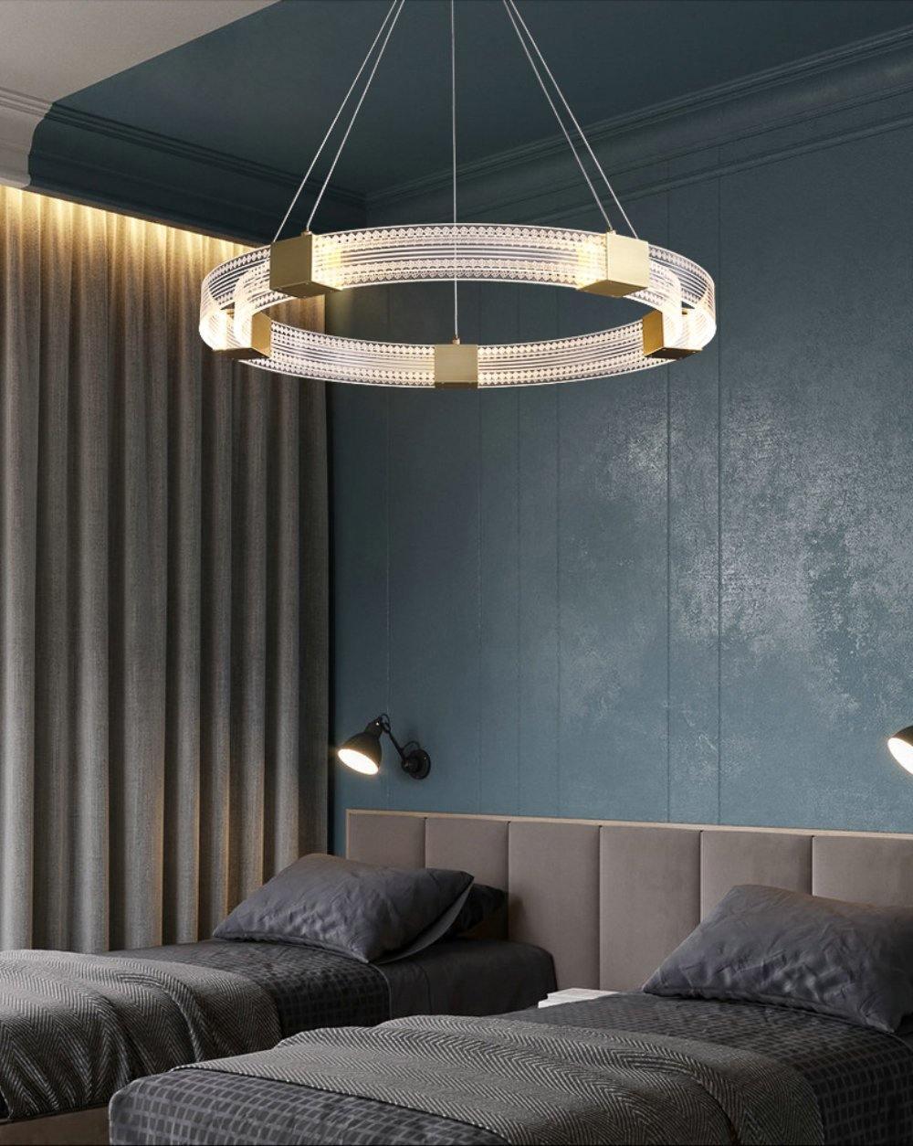 Parallel Ring LED Chandelier