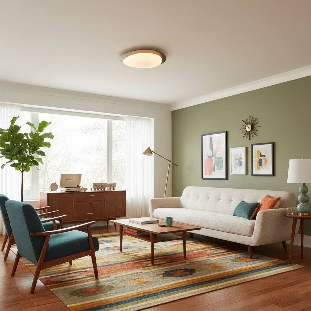 Pebble Metal Ceiling Light