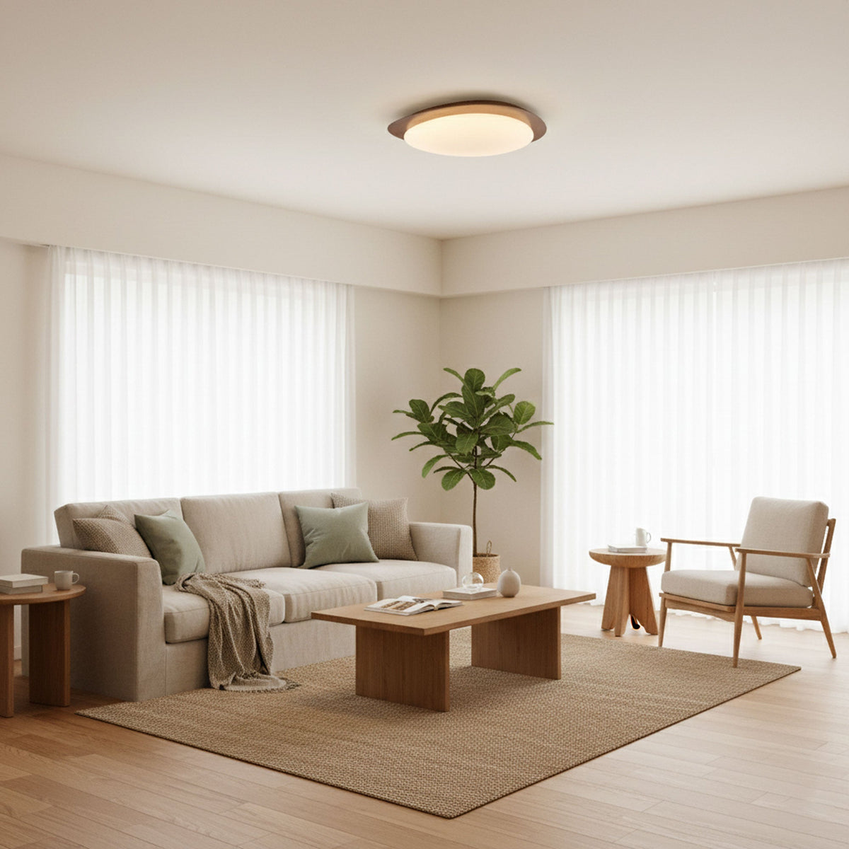 Pebble Metal Ceiling Light
