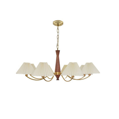 Pleated Chandelier