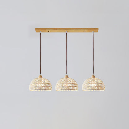 Rattan Arch Pendant Lamp