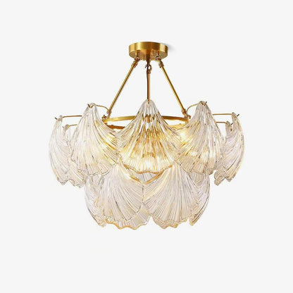 Ribbed Shell Ceiling light