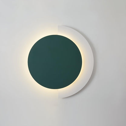 Rounded Abstract Art Sconce