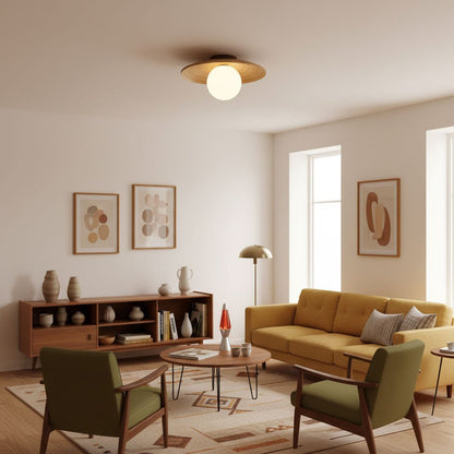 Soluna Wood Ceiling Light