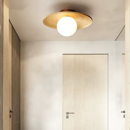 Soluna Wood Ceiling Light