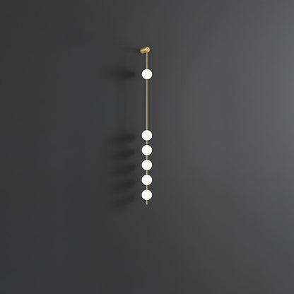 Vertical Balls Wall Lamp