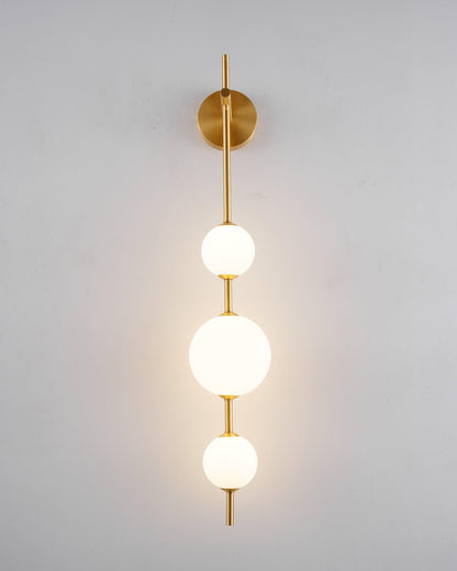 Vertical Globe Wall Lamp
