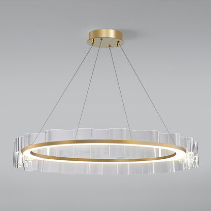 Water Wave Glass Chandelier