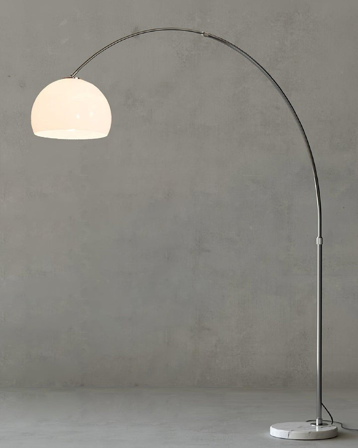 Adjustable Arched Marble LED Floor Lamp