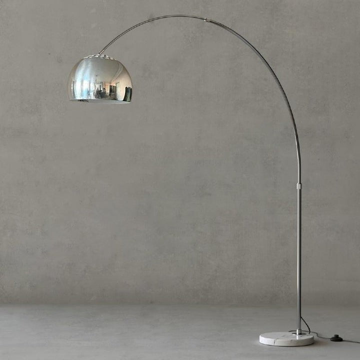 Adjustable Arched Marble LED Floor Lamp