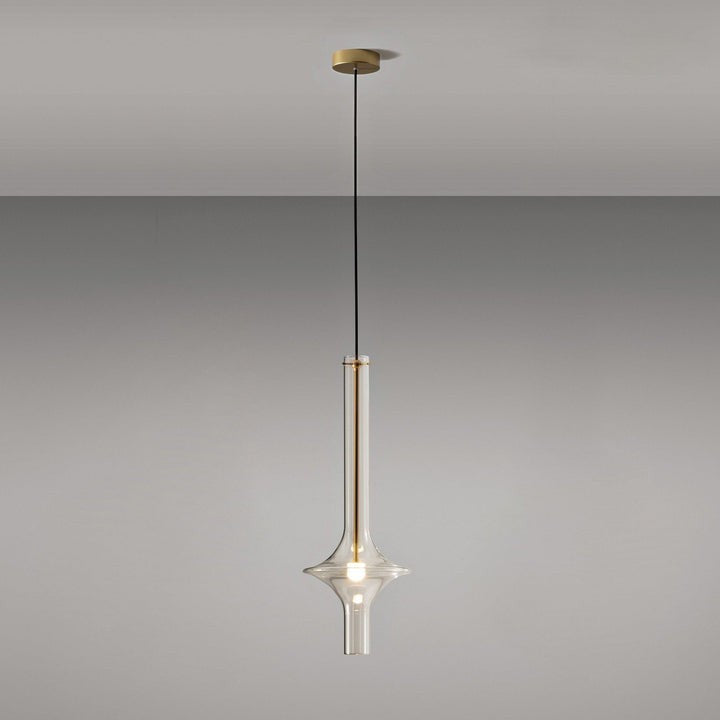 Adjustable Borosilicate Glass LED Suspension Lamp