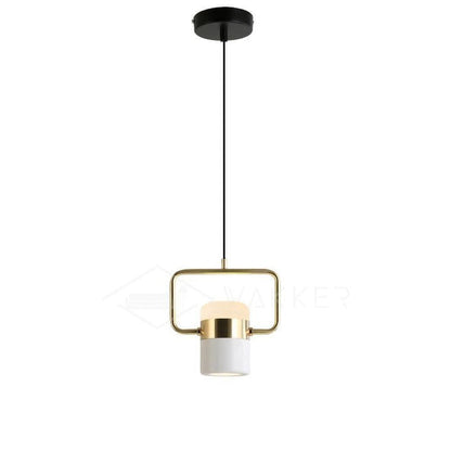 Adjustable Frosted Glass Pendant Ceiling Light