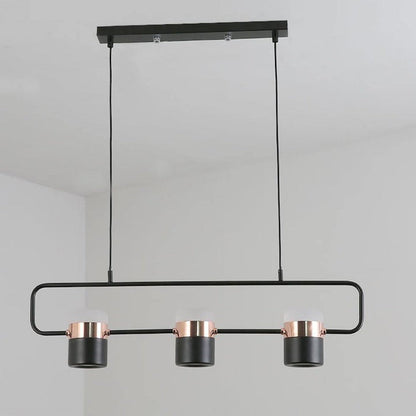 Adjustable Frosted Glass Pendant Ceiling Light