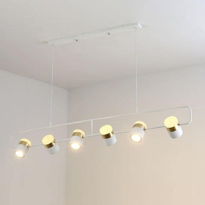 Adjustable Frosted Glass Pendant Ceiling Light