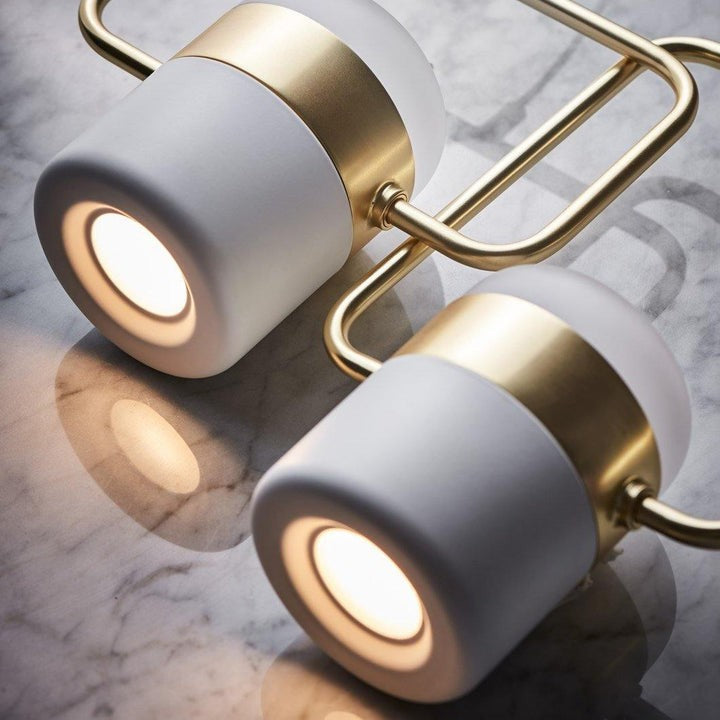 Adjustable Frosted Glass Pendant Ceiling Light