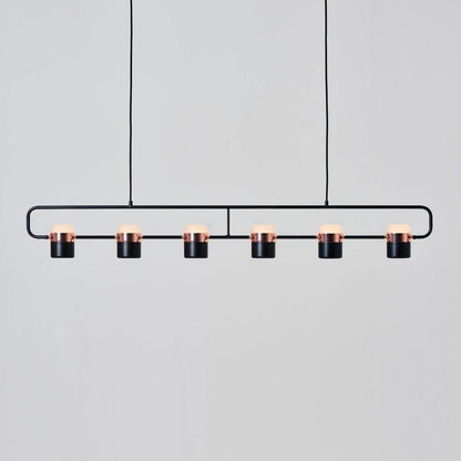 Adjustable Frosted Glass Pendant Ceiling Light
