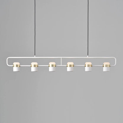 Adjustable Frosted Glass Pendant Ceiling Light