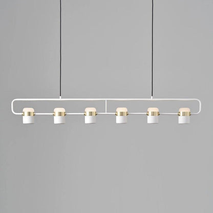 Adjustable Frosted Glass Pendant Ceiling Light