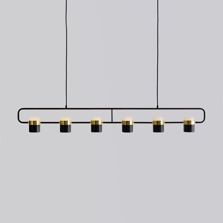 Adjustable Frosted Glass Pendant Ceiling Light