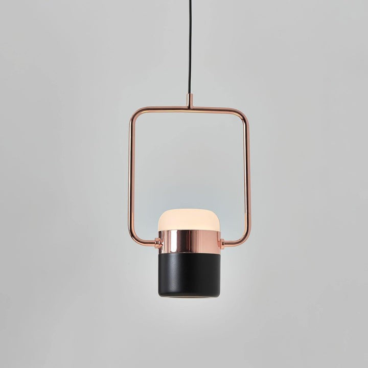 Adjustable Frosted Glass Pendant Ceiling Light