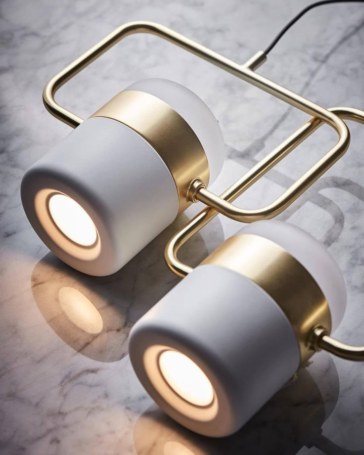 Adjustable Frosted Glass Pendant Ceiling Light