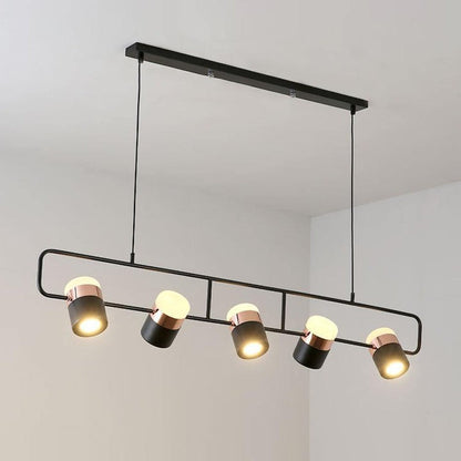 Adjustable Frosted Glass Pendant Ceiling Light