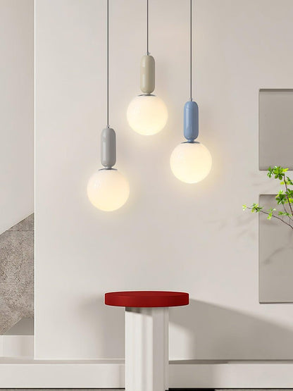 Adjustable Glass Globe Pendant Light for Modern Interiors