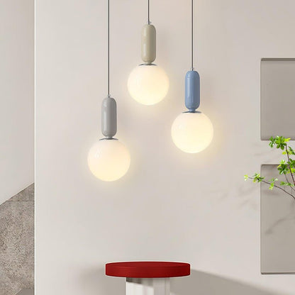 Adjustable Glass Globe Pendant Light for Modern Interiors