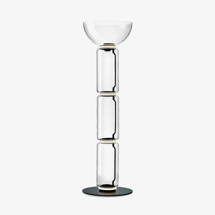 Adjustable Hand-Blown Glass LED Floor Lamp