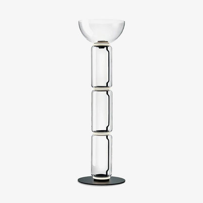 Adjustable Hand-Blown Glass LED Floor Lamp