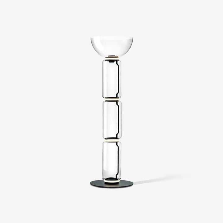 Adjustable Hand-Blown Glass LED Floor Lamp