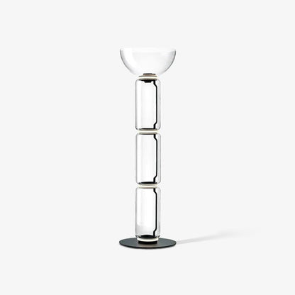 Adjustable Hand-Blown Glass LED Floor Lamp