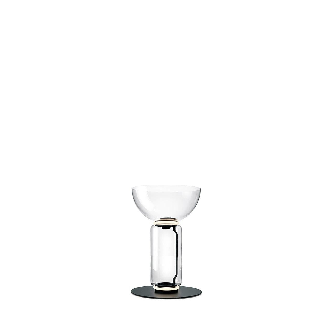 Adjustable Hand-Blown Glass LED Floor Lamp