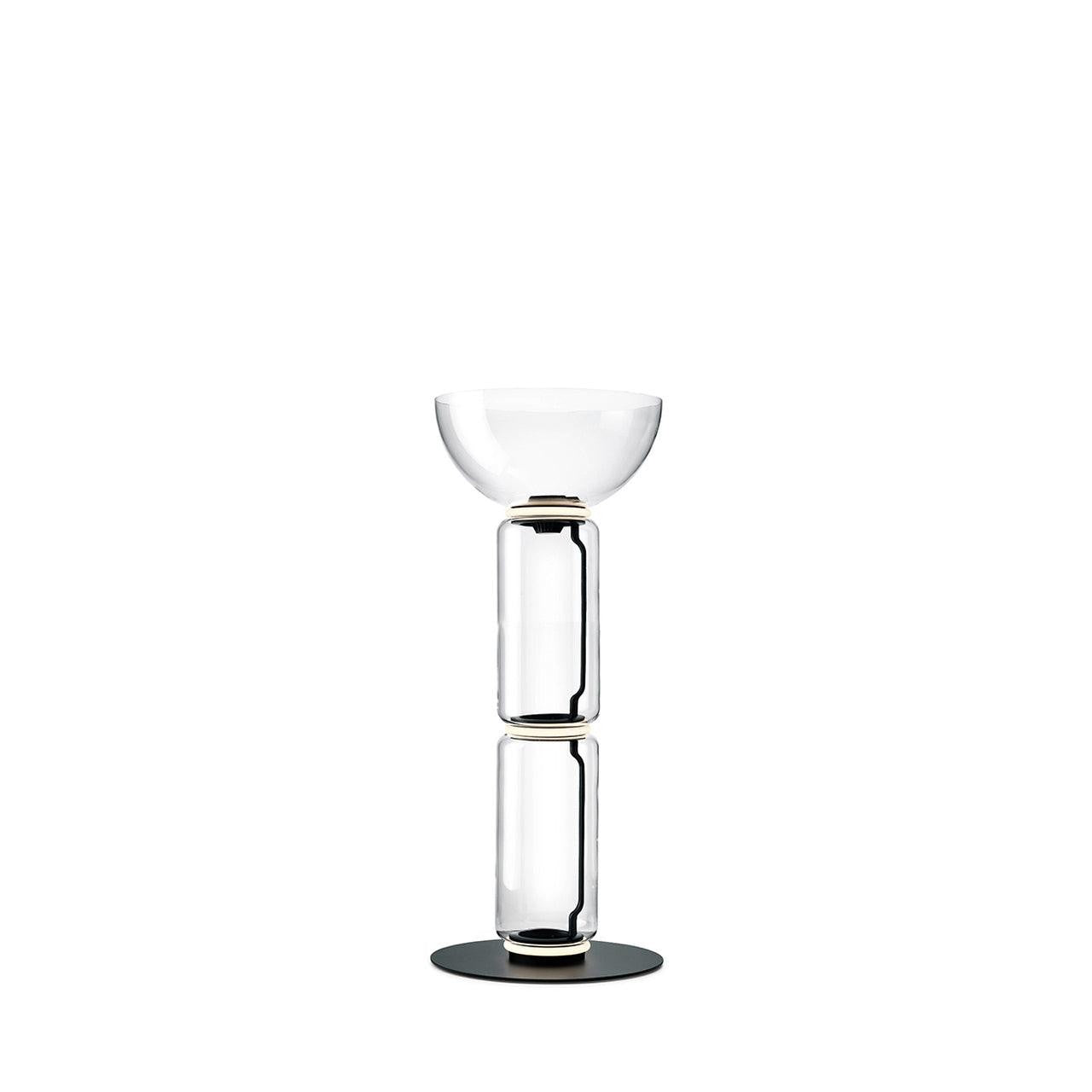 Adjustable Hand-Blown Glass LED Floor Lamp
