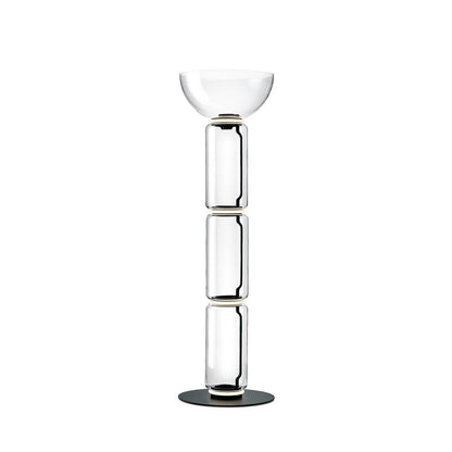 Adjustable Hand-Blown Glass LED Floor Lamp