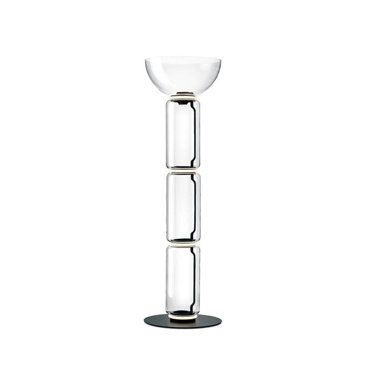 Adjustable Hand-Blown Glass LED Floor Lamp