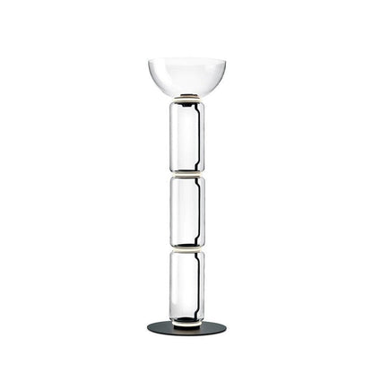 Adjustable Hand-Blown Glass LED Floor Lamp