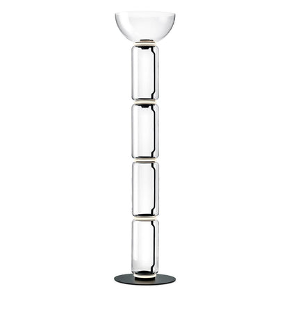 Adjustable Hand-Blown Glass LED Floor Lamp