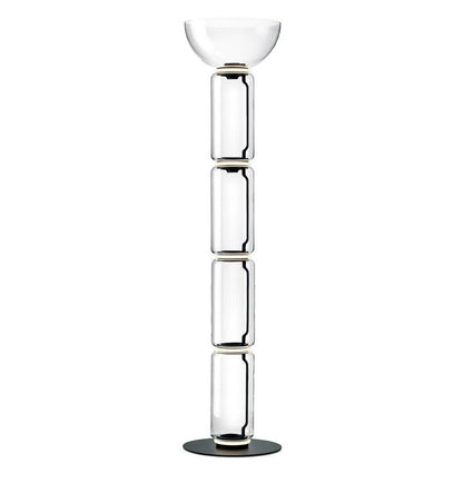 Adjustable Hand-Blown Glass LED Floor Lamp