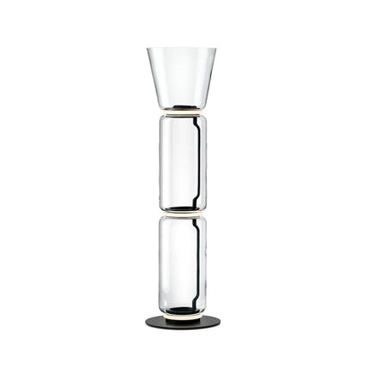 Adjustable Hand-Blown Glass LED Floor Lamp