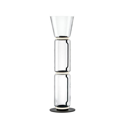 Adjustable Hand-Blown Glass LED Floor Lamp