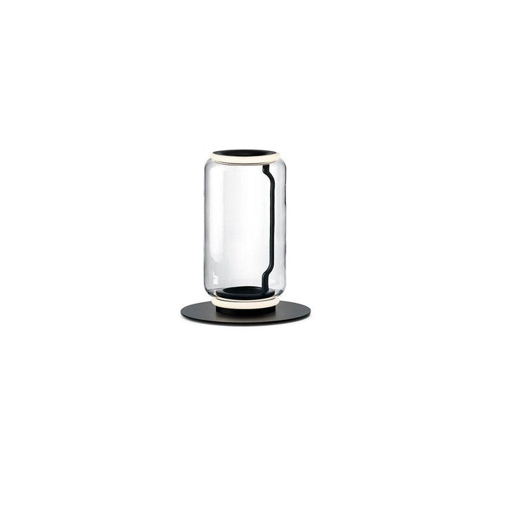 Adjustable Hand-Blown Glass LED Floor Lamp