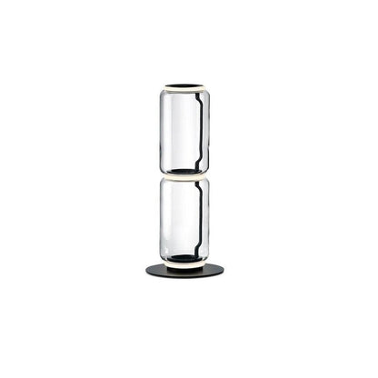 Adjustable Hand-Blown Glass LED Floor Lamp