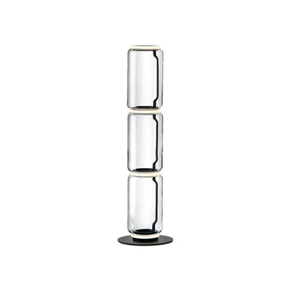 Adjustable Hand-Blown Glass LED Floor Lamp