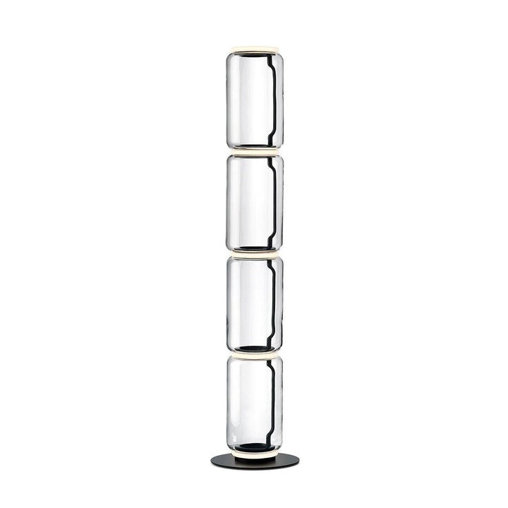 Adjustable Hand-Blown Glass LED Floor Lamp