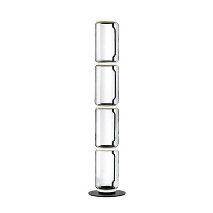 Adjustable Hand-Blown Glass LED Floor Lamp