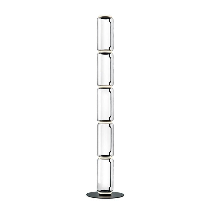 Adjustable Hand-Blown Glass LED Floor Lamp