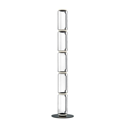 Adjustable Hand-Blown Glass LED Floor Lamp